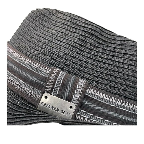 Oakley Cuban Fedora Black 7 1/4 Paper Straw - Picture 3 of 6
